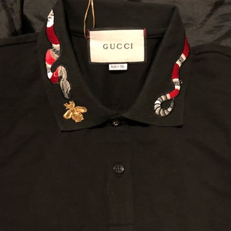 gucci polo snake ebay|gucci polo shirt snake collar.